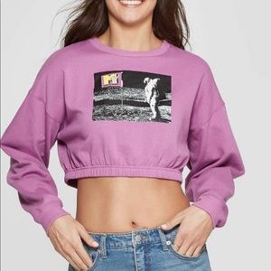 MTV crop sweatshirt